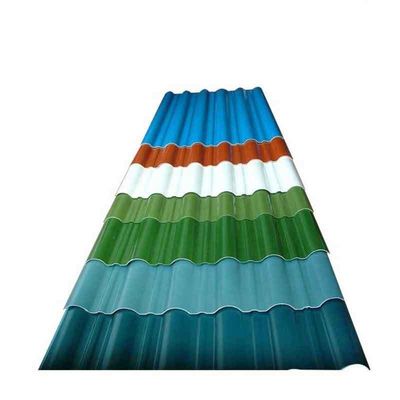 맞춤형 노러비드 지붕 잎 PPGI 지붕 타일 0.5mm 냉 laminated  galvanized 지붕 잎