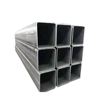 ASTM 표준 S235/S355 등급 12x12 탄소 검은 원통 정사각형 철강 파이프