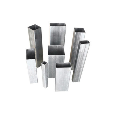 제곱 모양 ASTM A50 1*1인치 40x60 GI 제곱 철강 파이프 20x20x2 100x100 탄소 철강 제곱 파이프