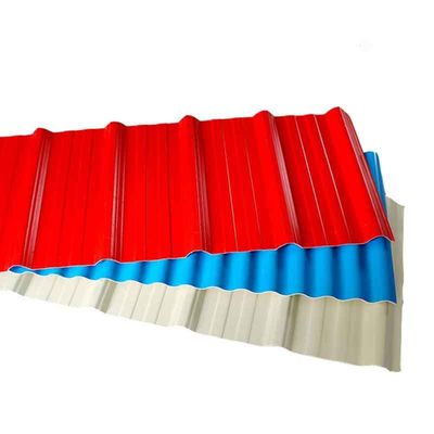 지붕 구조 특수 색상 코팅 corrugated 강철 PPGI 금속 지붕 판 판