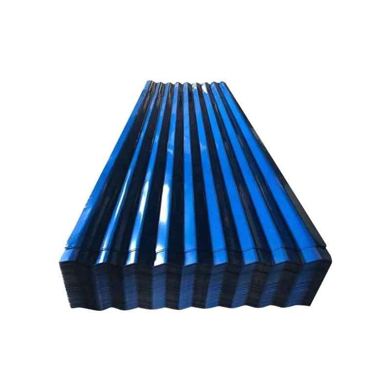 염색으로 코팅 된 전차 염화 알루미늄 Gi Ibr 철 corrugated 강철 지붕 엽