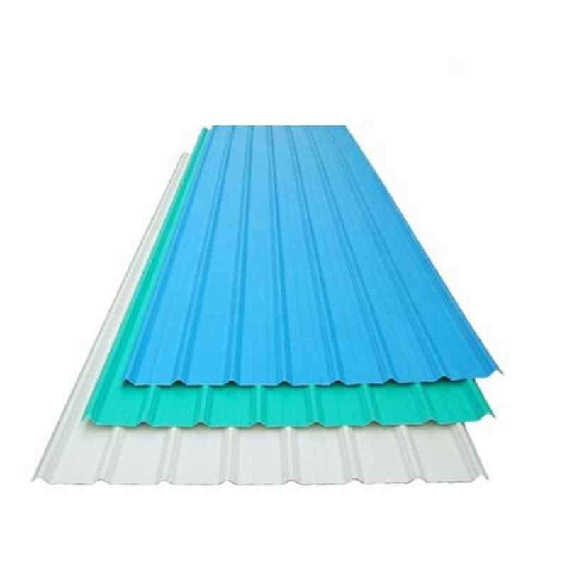 지붕 구조 특수 색상 코팅 corrugated 강철 PPGI 금속 지붕 판 판